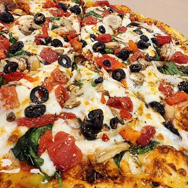 Veggie Twist Pizza.